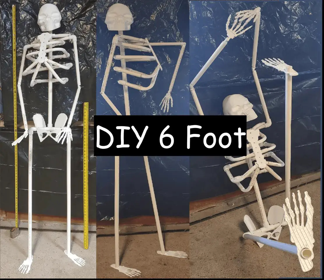 Parts for 6 foot Skeleton — modelo 3D