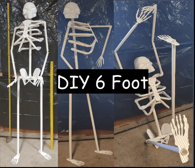 Parts for 6 foot Skeleton — modelo 3D