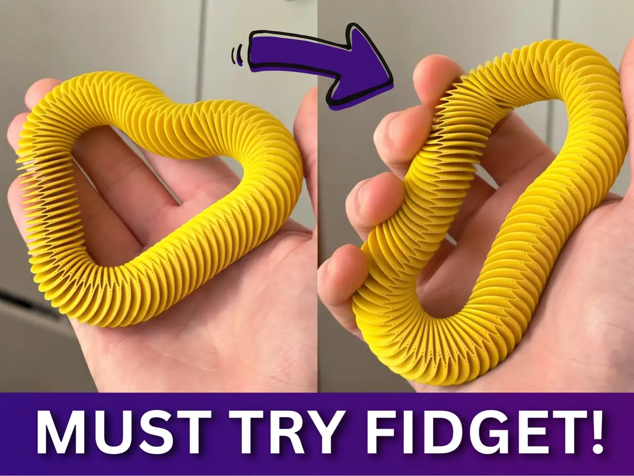 Satisfying Flexy Fidget Heart! (NO TPU!) — modelo 3D