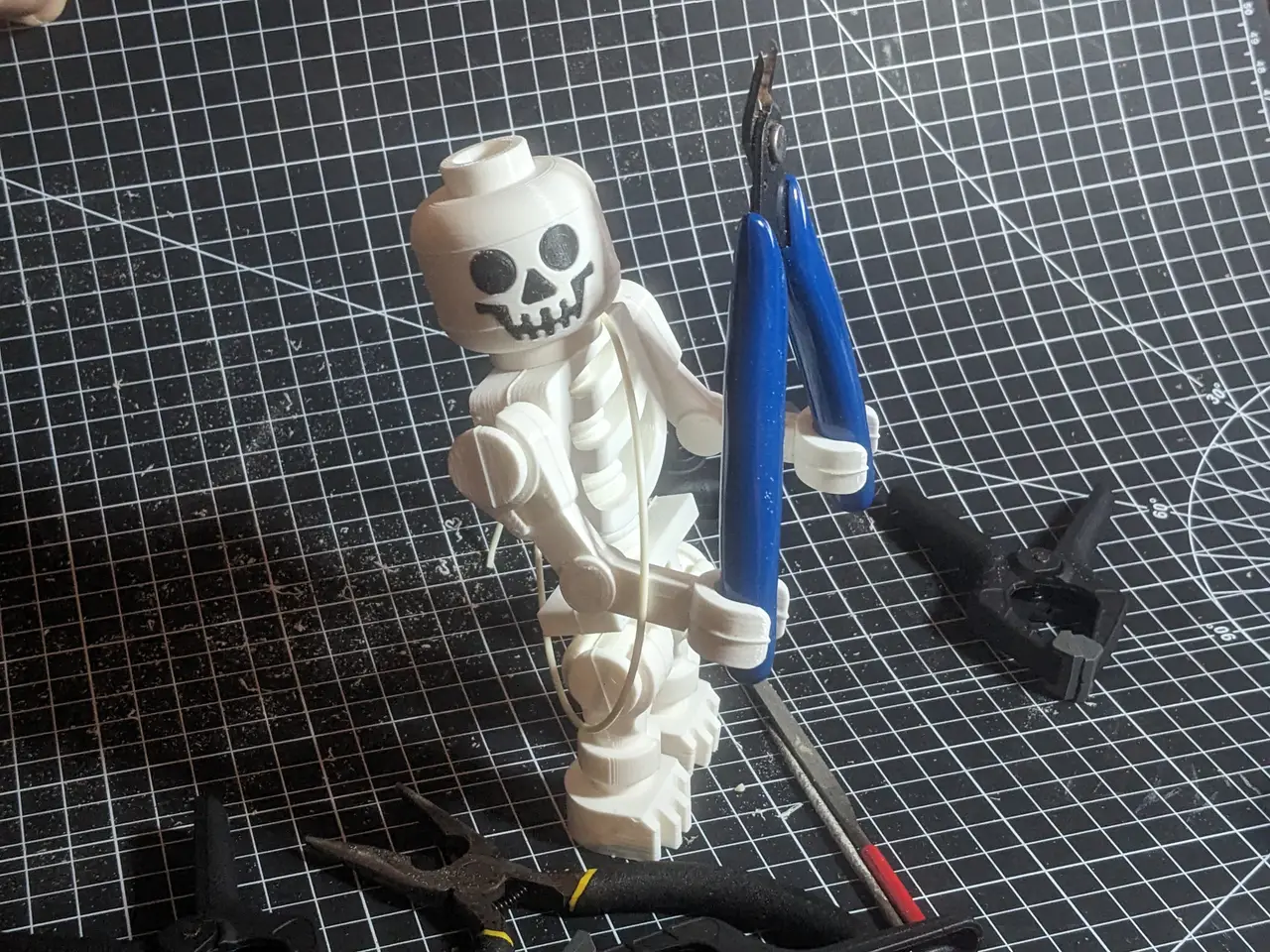Single-Print Mega Lego-like Skeleton — modelo 3D