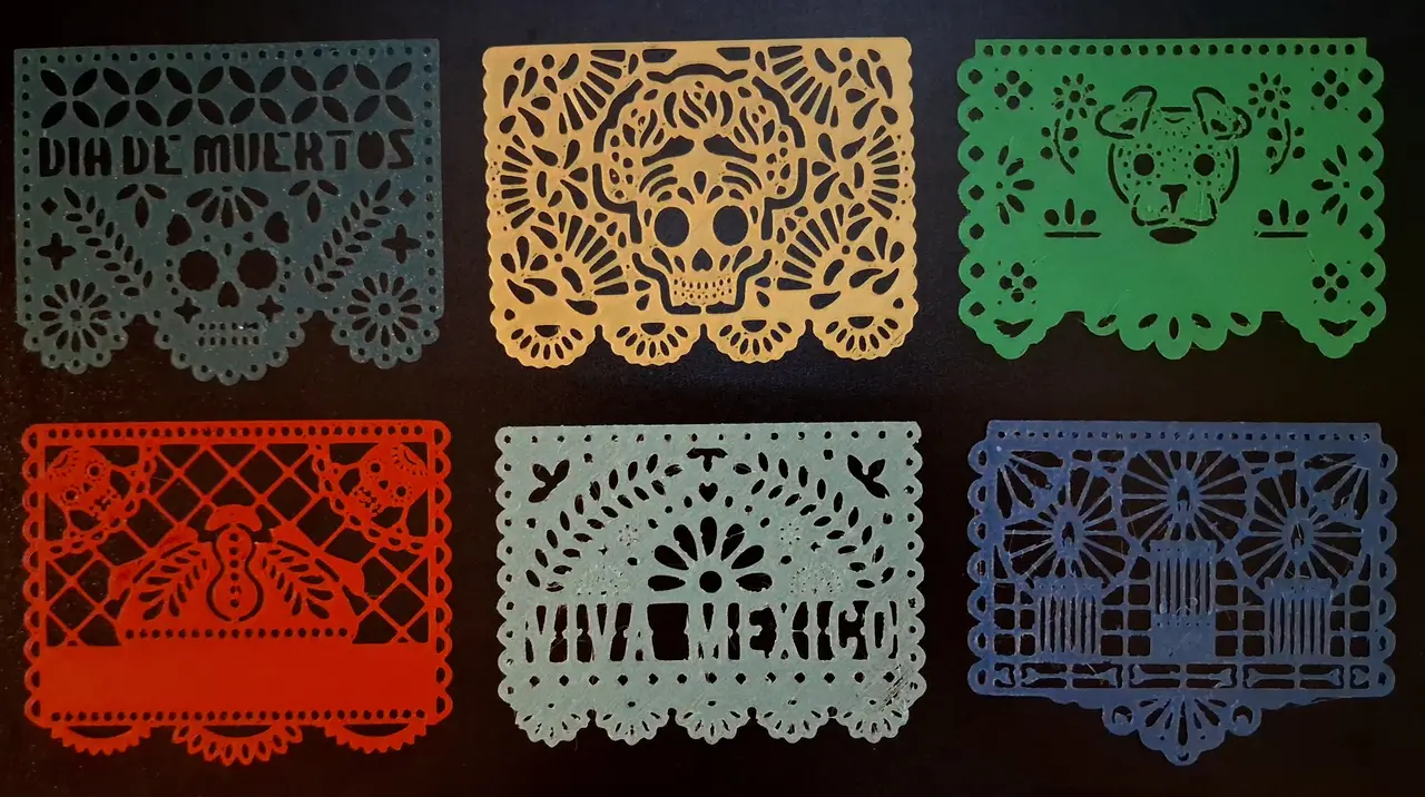 Papel Picado - Mexican Paper Banners — modelo 3D