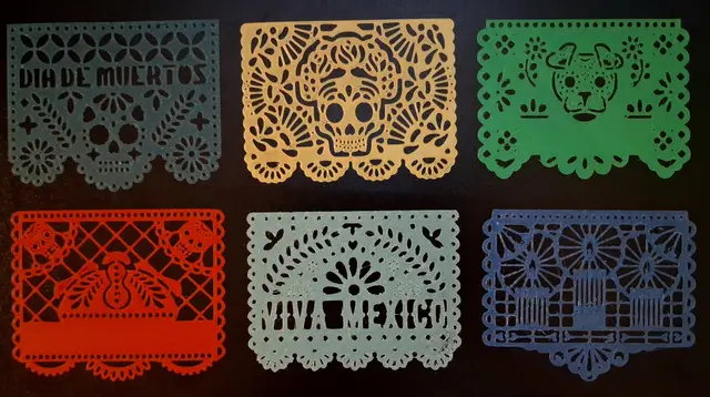 Papel Picado - Mexican Paper Banners — modelo 3D