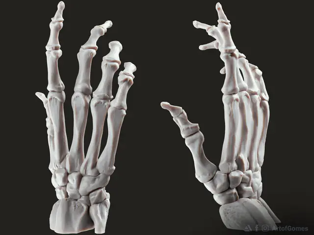 Bone Hand Free STL — modelo 3D