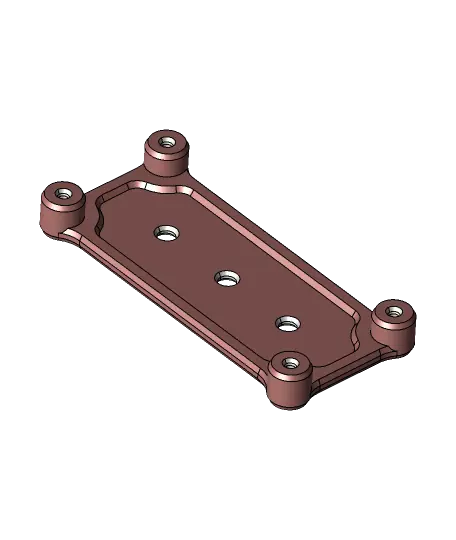 Raspberry Pi Zero Mount - VHB Tape or M3 Screws - Pi Zero 2W — modelo 3D