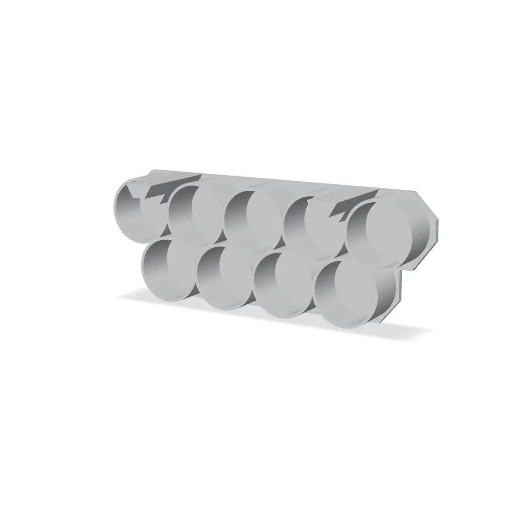 9 bottle shock holder with base (4).stl — modelo 3D