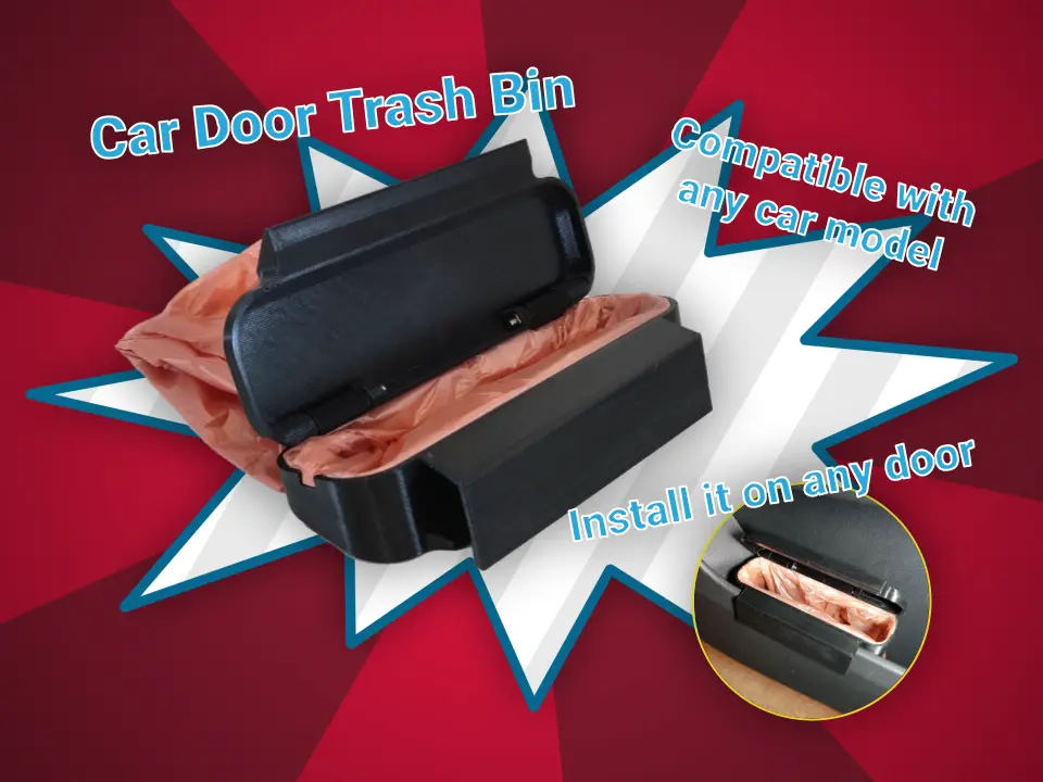 Car Door Trash Bin — modelo 3D