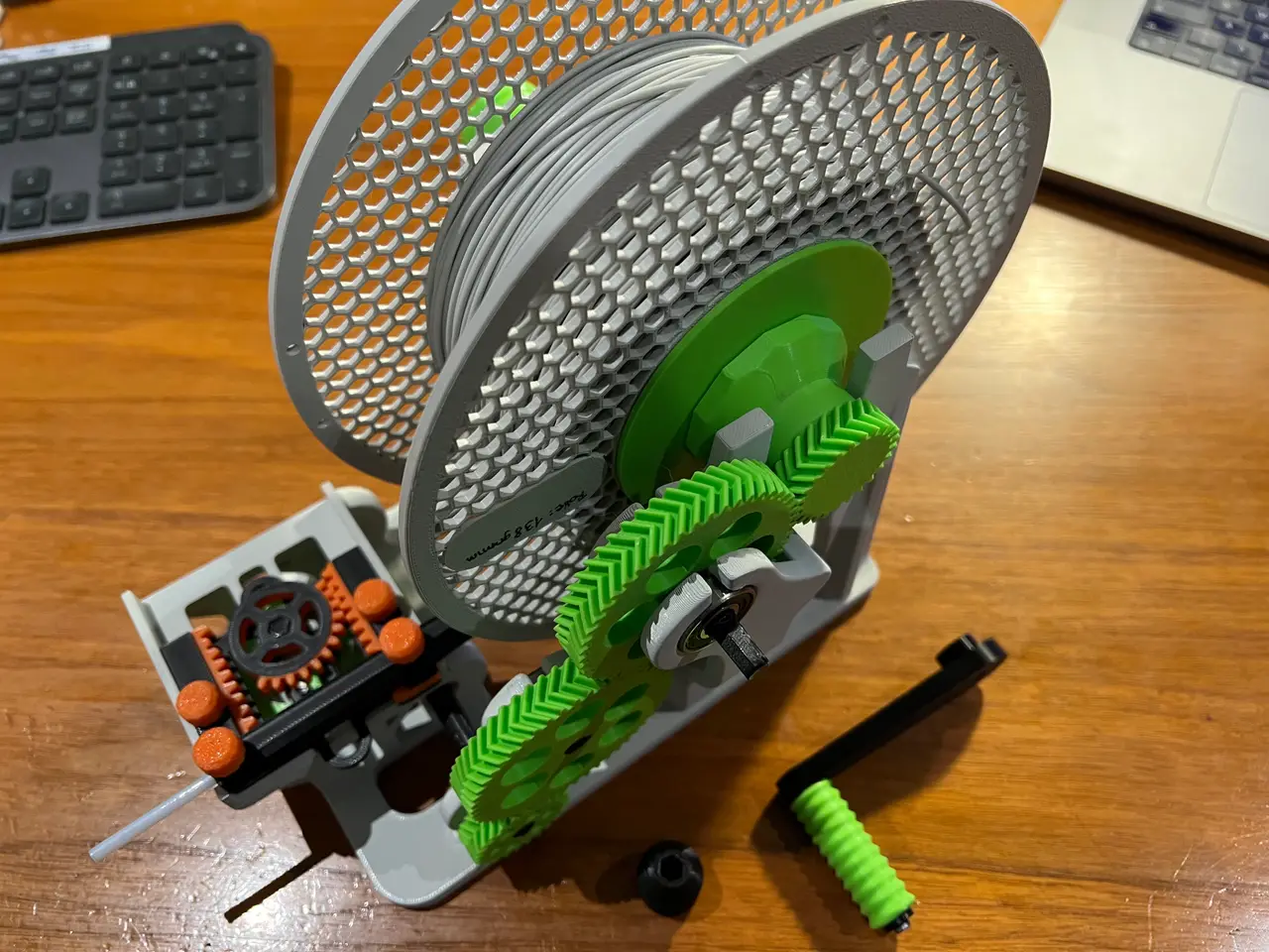Bambu Lab P1 / X1 / X1C / X1CC Filament Spool Switcher & Winder if you use AMS — modelo 3D