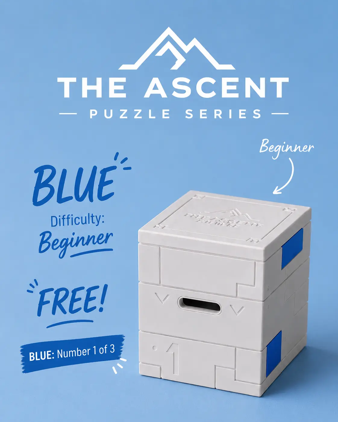 The Ascent Puzzle Series - BLUE (Beginner) — modelo 3D