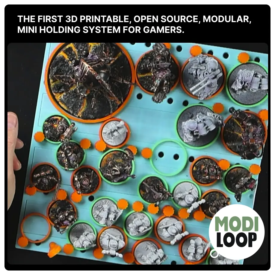 Modi Loop Open Source Mini Holder System — modelo 3D