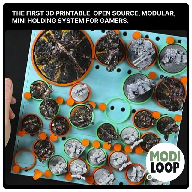 Modi Loop Open Source Mini Holder System — modelo 3D