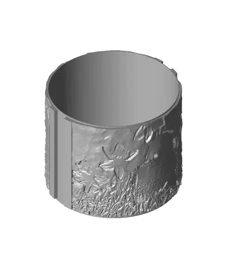 Lithophane Christmas candle lampshade — modelo 3D