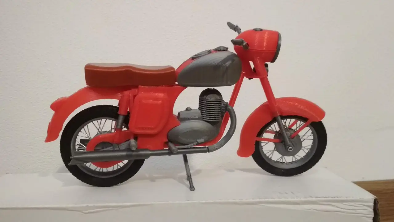 Jawa 250 — modelo 3D