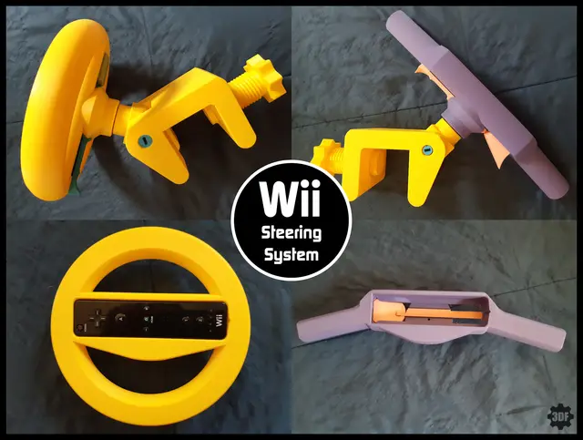 Wii Steering System — modelo 3D