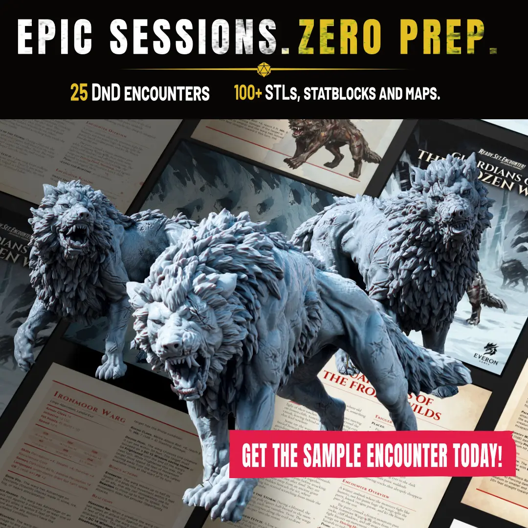 Guardians of the Frozen Wilds - FREE Sample Encounter — modelo 3D