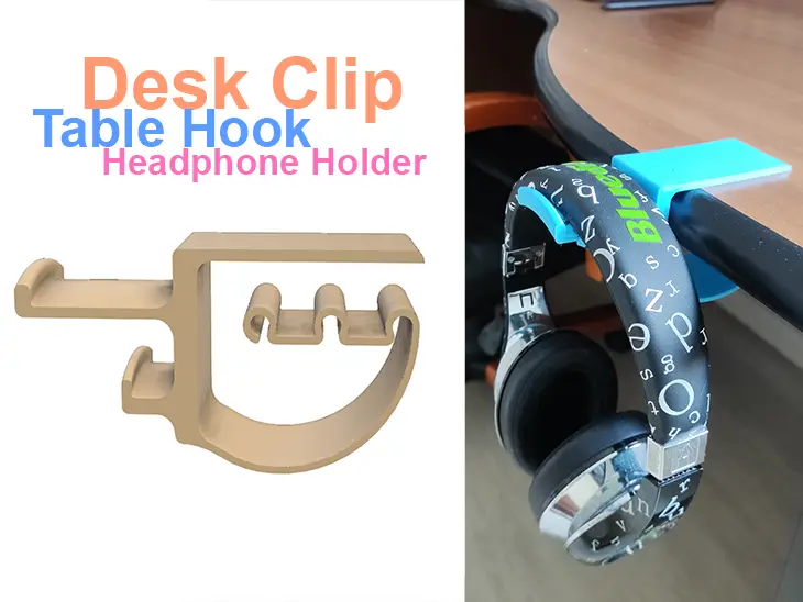 Table Hook - Desk Clip — modelo 3D