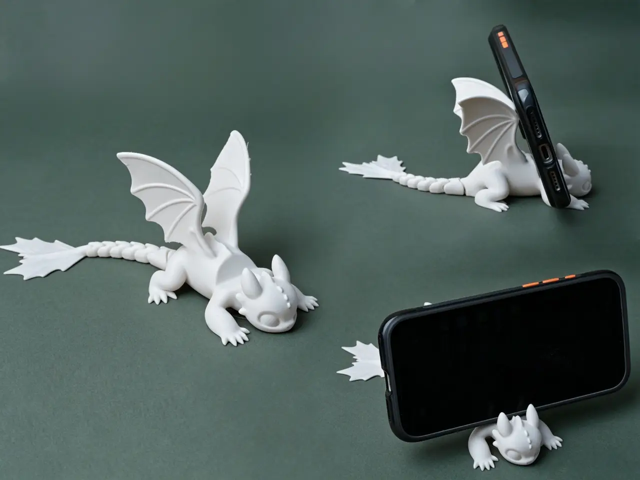 驯龙高手夜煞无牙仔手机支架铰链尾巴 — modelo 3D