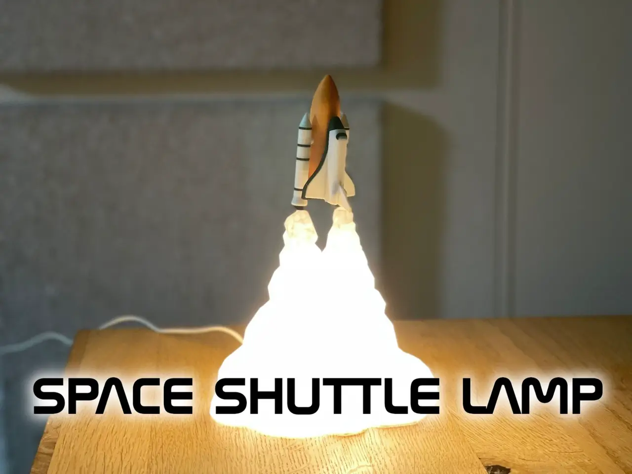 Space Shuttle Lamp (AMS not required) — modelo 3D