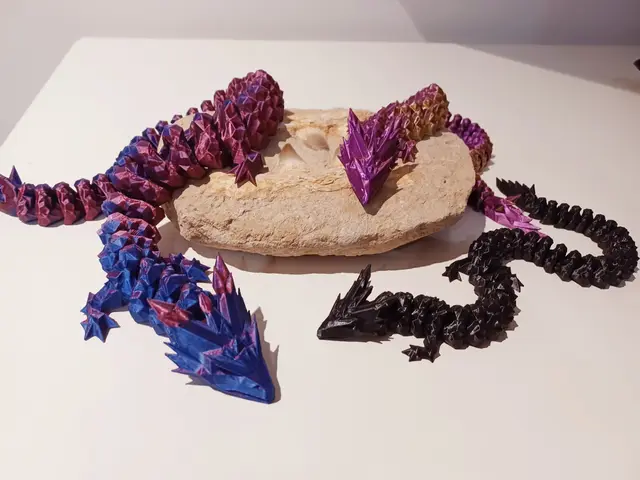 Articulated CRYSTAL Dragon — modelo 3D