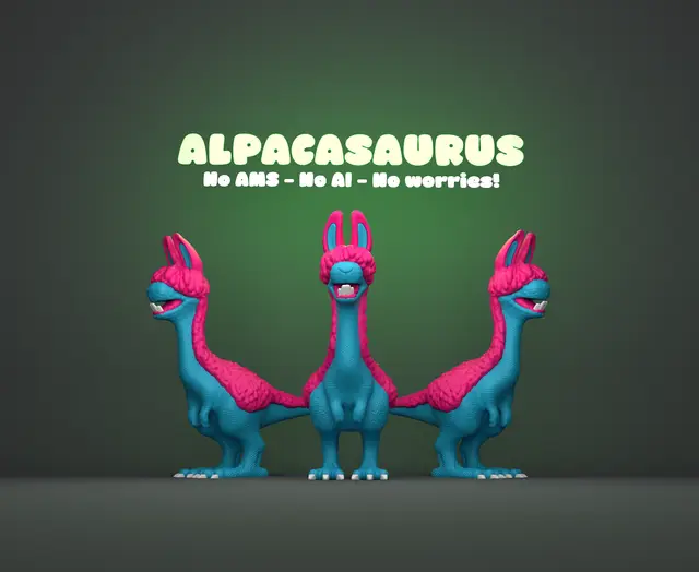 Alpacasaurus_RCS_2026.3mf — modelo 3D