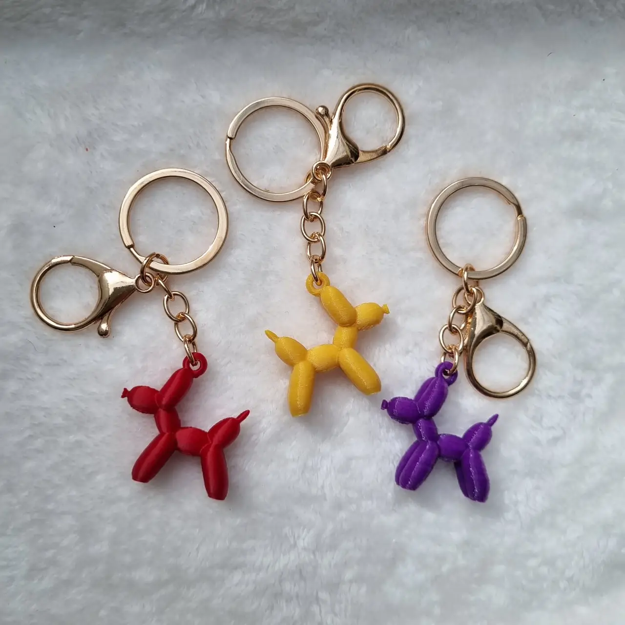 Balloon Dog Keychain — modelo 3D