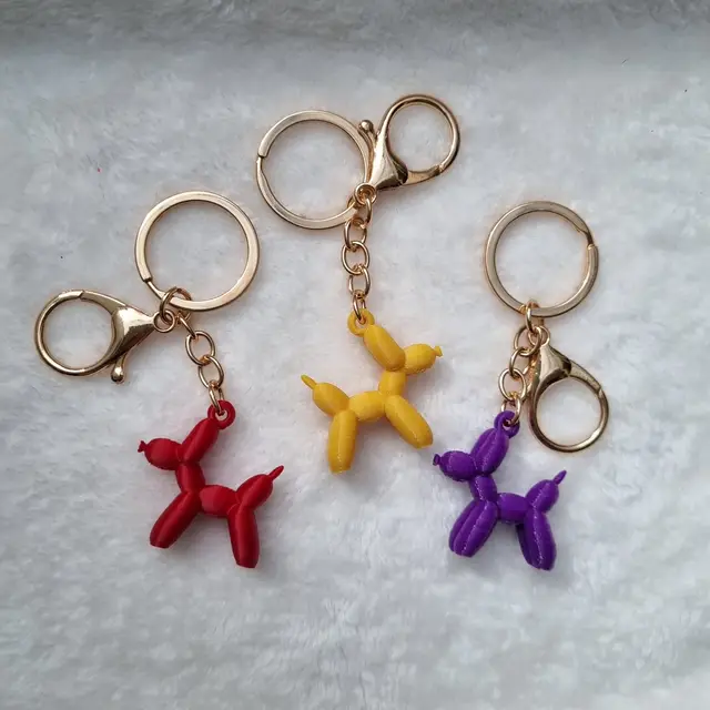 Balloon Dog Keychain — modelo 3D