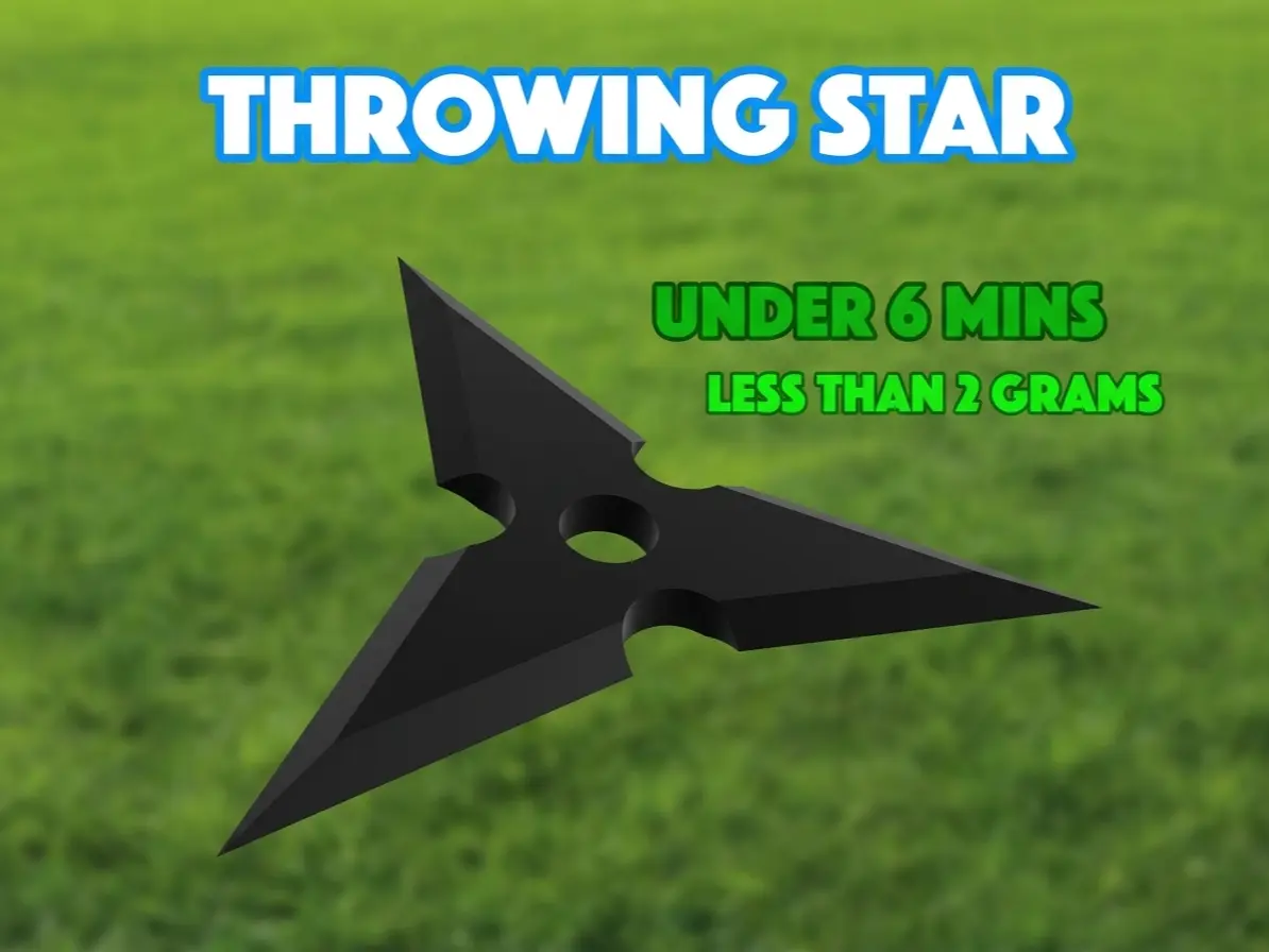 Ultra-Fast Ninja Shuriken — modelo 3D