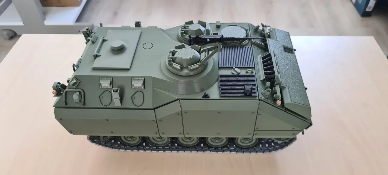 YPR-765 PRMT armoured tracked mortar towing vehicle — modelo 3D