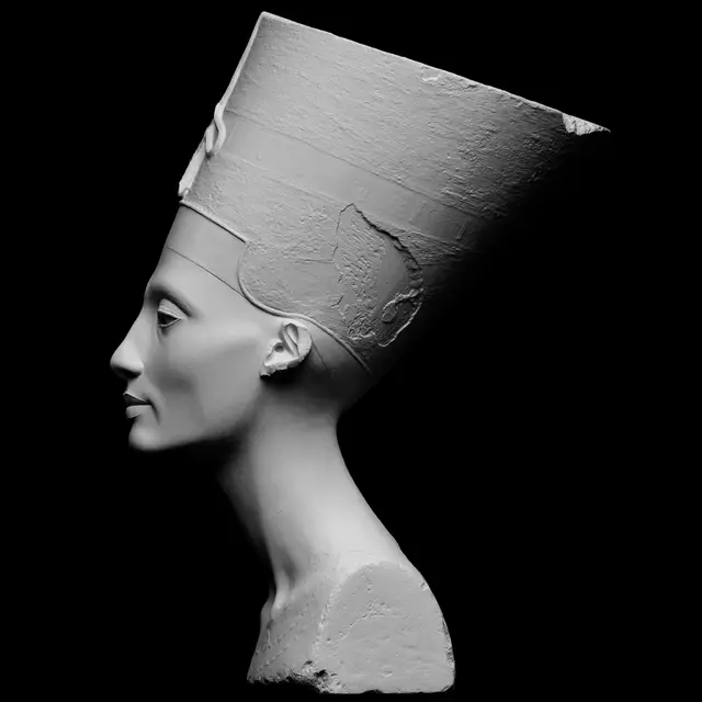 Bust of Nefertiti at the Neues Museum, Berlin — modelo 3D
