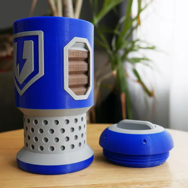 Apex Legends Shield Battery Container (Multi-Material) — modelo 3D