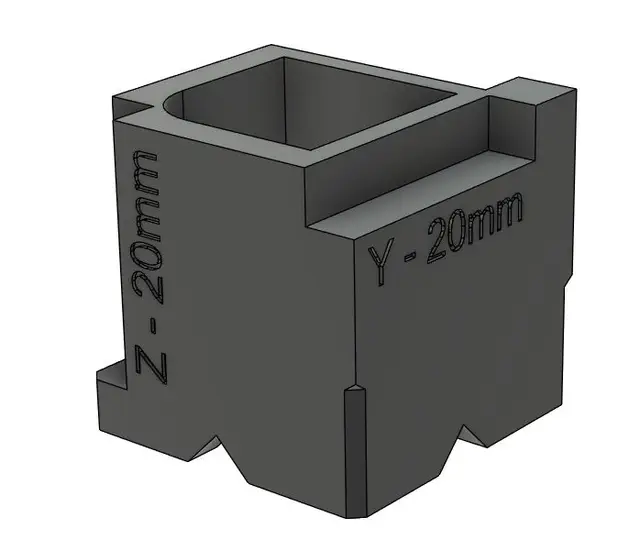 Better 3 axis calibration cube — modelo 3D