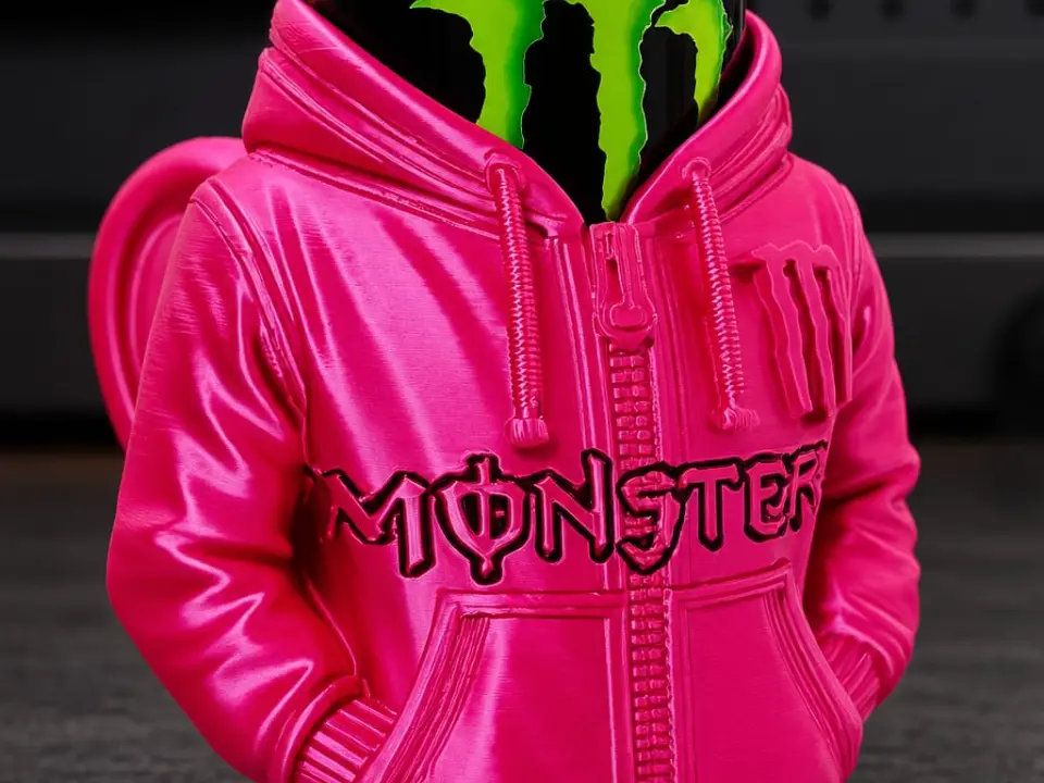 Moletom Monster Energy — modelo 3D