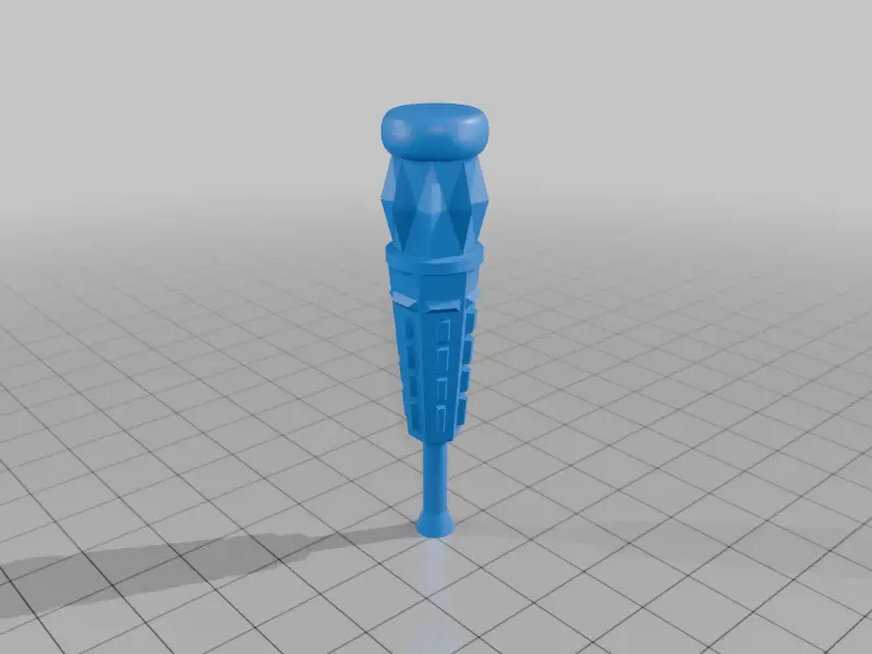 Mekaneck weapon mace MOTU — modelo 3D