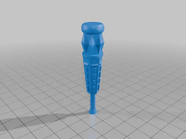 Mekaneck weapon mace MOTU — modelo 3D
