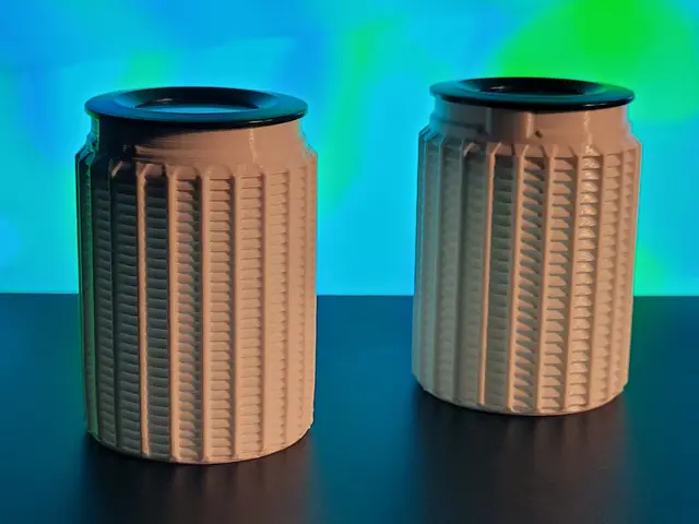 Super fast silica gel desiccant spool container - vase mode — modelo 3D