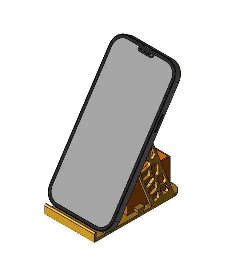 Mobile stand with storage box — modelo 3D
