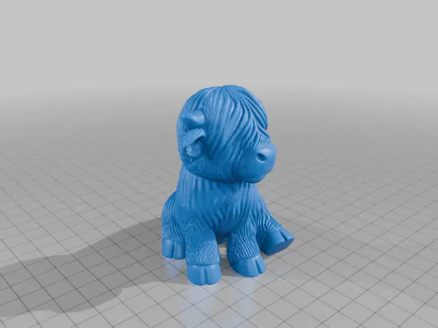Highland cow — modelo 3D