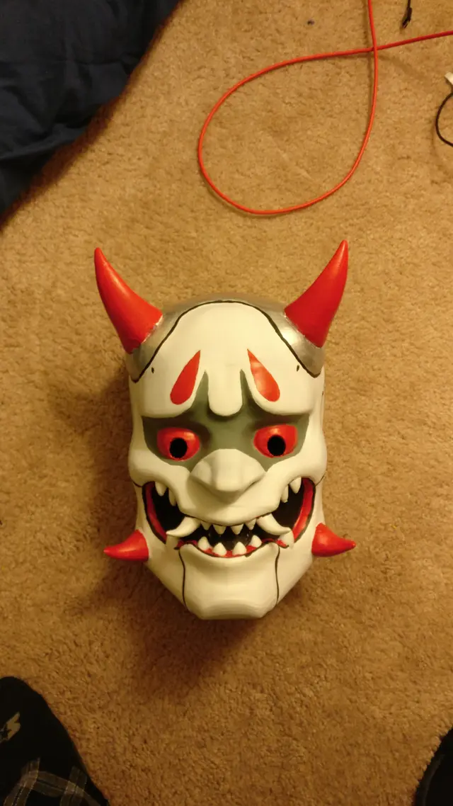 Oni Genji Mask — modelo 3D
