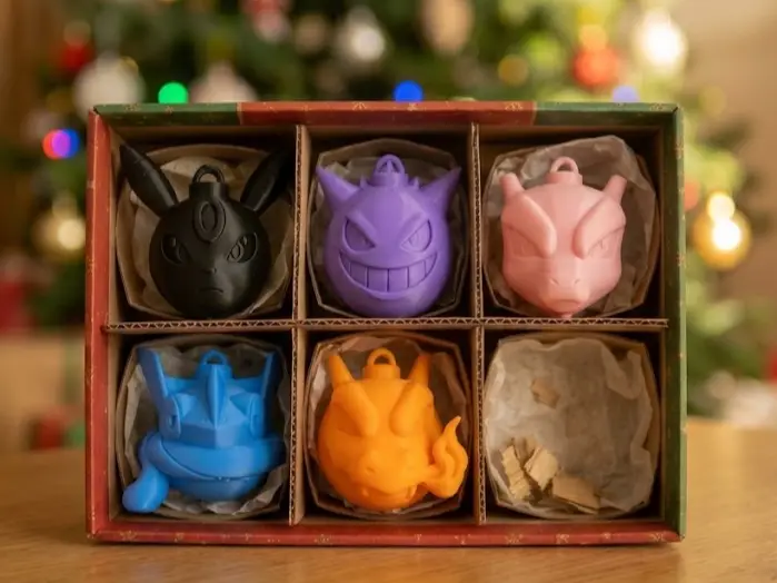 Pokémon Christmas Ornaments - Set 2 — modelo 3D