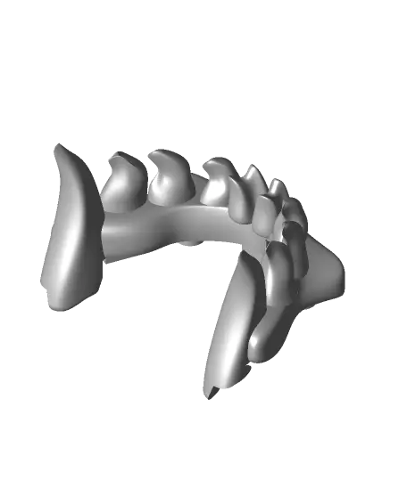 Wendigo Mask Fangs — modelo 3D