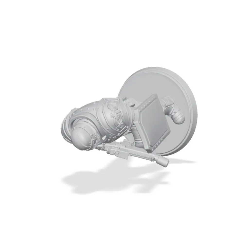 Army Veteran Iron Guard Science Fiction Miniature — modelo 3D