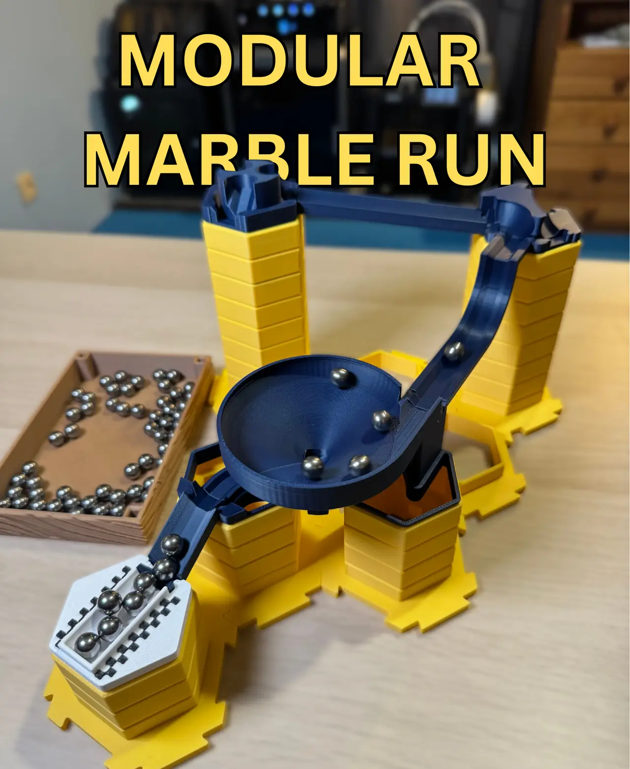 MARBLE RUN INFITELY MODULAR — modelo 3D