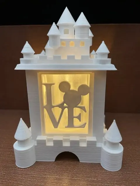 Disney Castle Holiday Tealight Lantern — modelo 3D