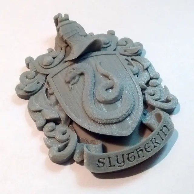 Syltherin Coat of Arms Wall/Desk Display - Harry Potter — modelo 3D