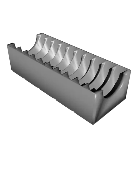 USB Cable organizer storage bin - Gridfinity — modelo 3D
