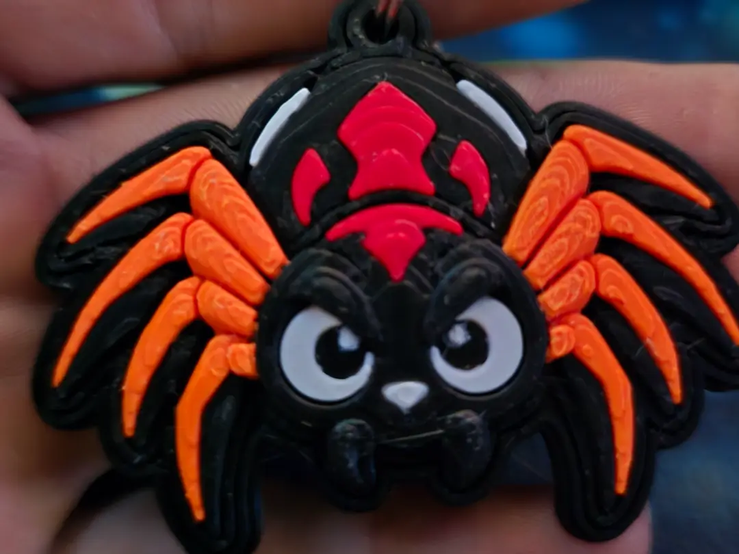 Halloween Spider Keychain — modelo 3D