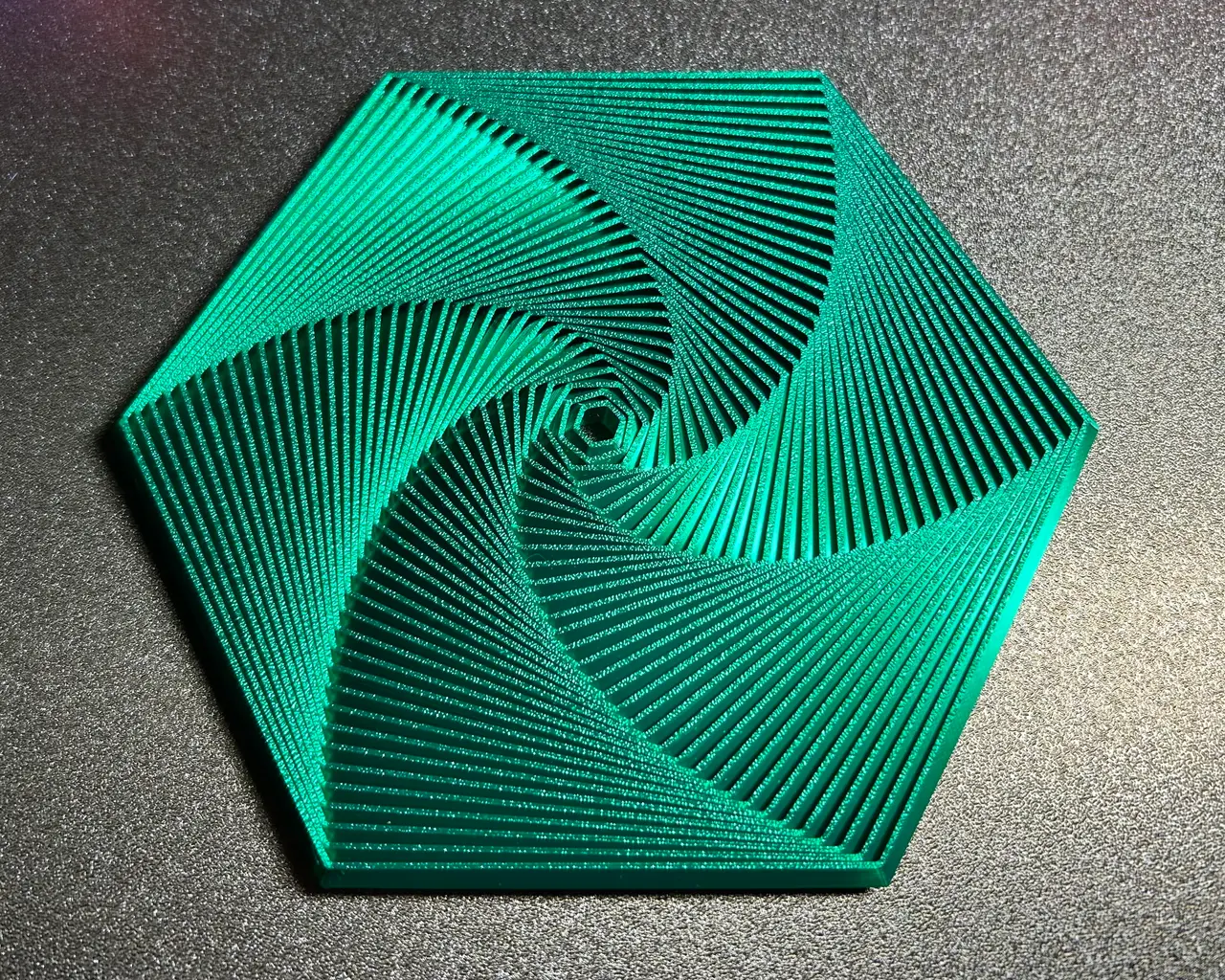 Hexagon Superfidget - 35 segment PIP design — modelo 3D