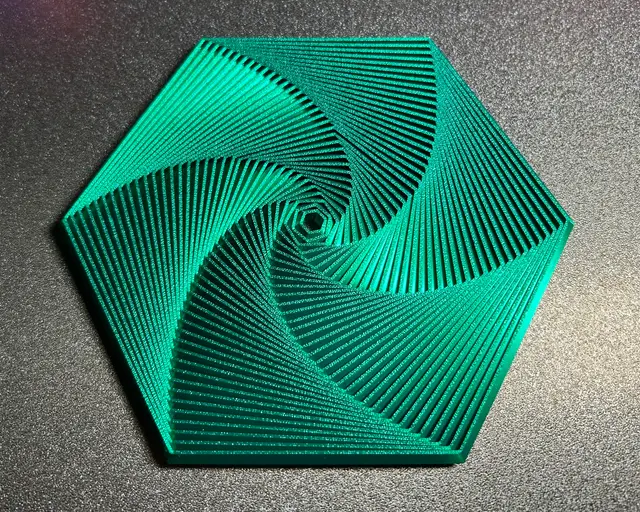 Hexagon Superfidget - 35 segment PIP design — modelo 3D