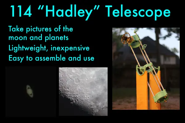 Astronomical Telescope - "Hadley" - an easy assembly, high performance Newtonian reflector/ planetary telescope — modelo 3D