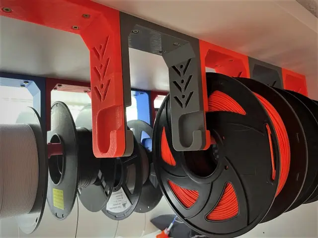 Soporte bobina platsa (techo y suelo) - Filament spool holder (2models) — modelo 3D