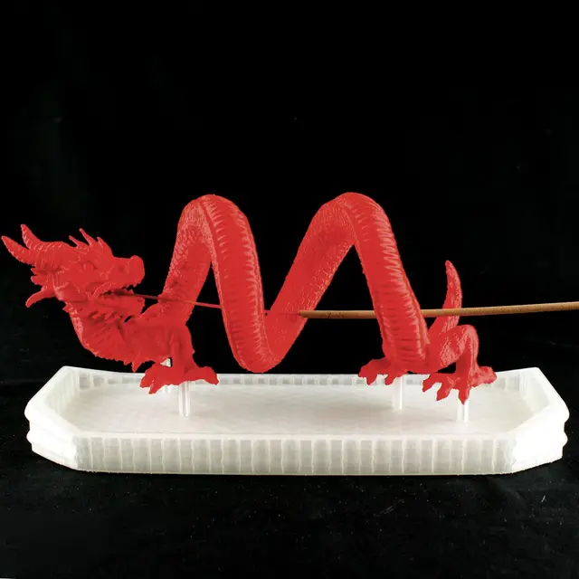 Chinese New Year Dragon Incense Holder — modelo 3D